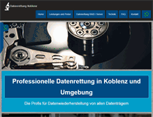 Tablet Screenshot of datenrettung-koblenz.com